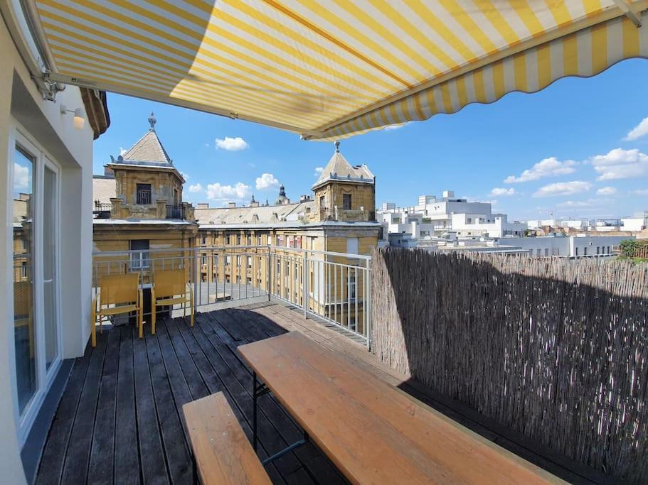 Beauty On The Rooftop With Ac And Rooftop Terrace Budapešť Exteriér fotografie